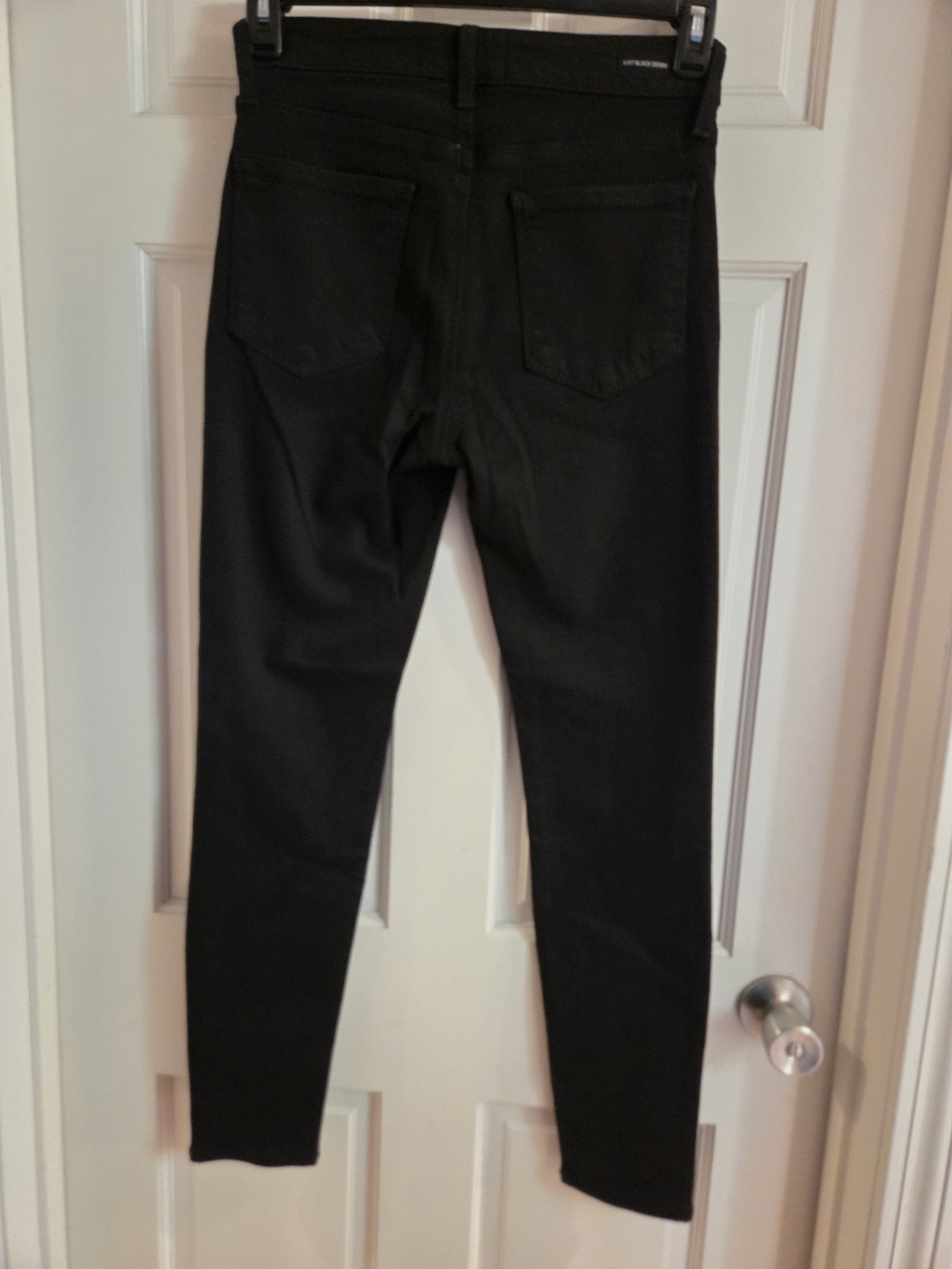 Just Black Denim Slim Stretch Skinny Jeans in Black Size 29/10